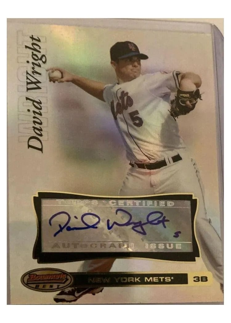 2007 Bowman's Best David Wright #29 card