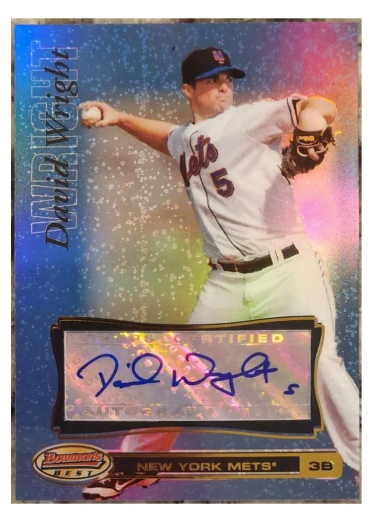2007 Bowman's Best David Wright #29 card