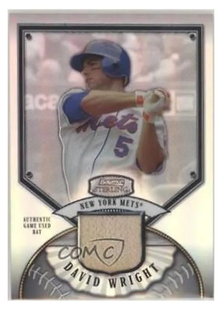 2007 Bowman Sterling David Wright #BS-DW card