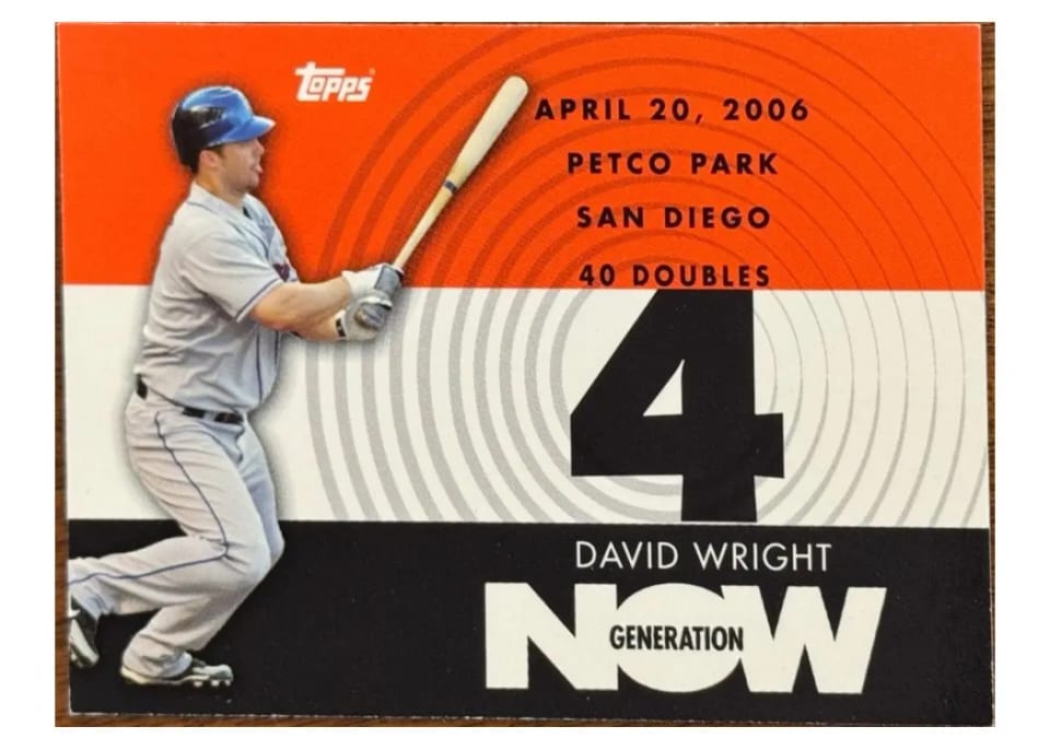 2007 Topps Generation Now David Wright #GN150 card