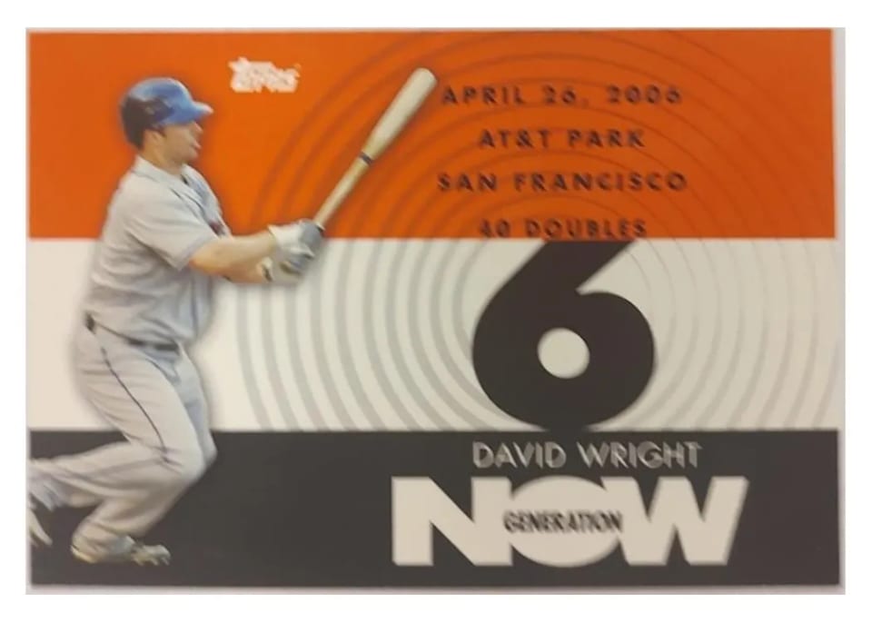 2007 Topps Generation Now David Wright #GN152 card