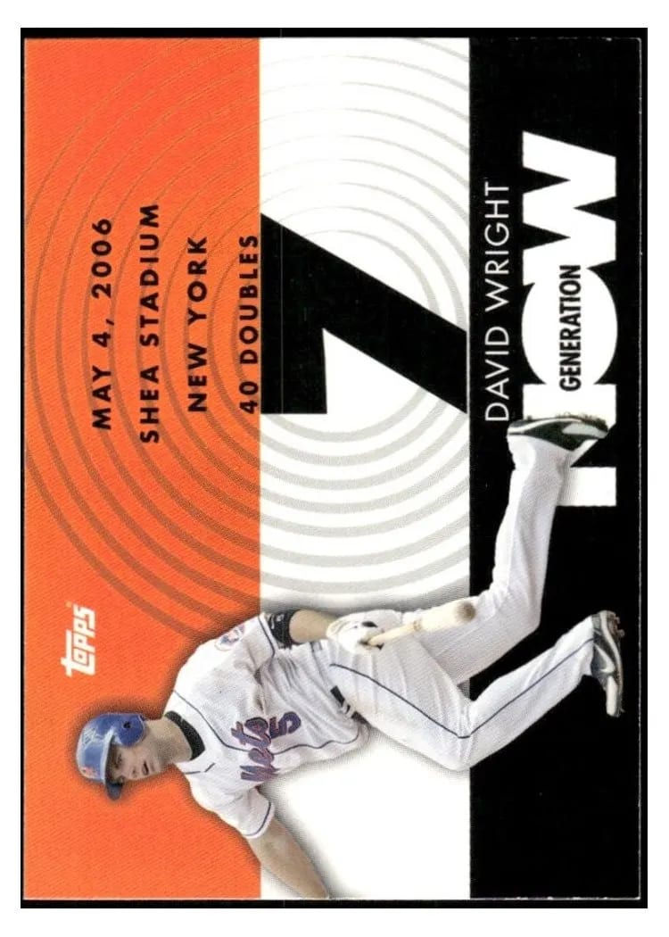 2007 Topps Generation Now David Wright #GN153 card