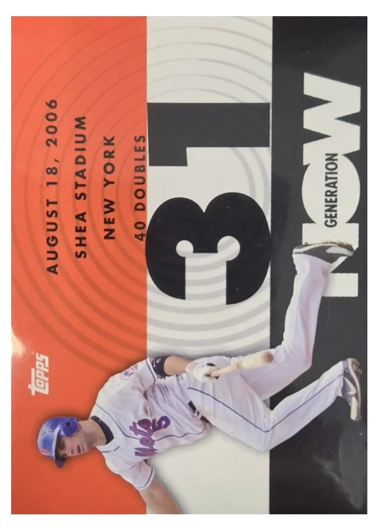 2007 Topps Generation Now David Wright #GN177 card