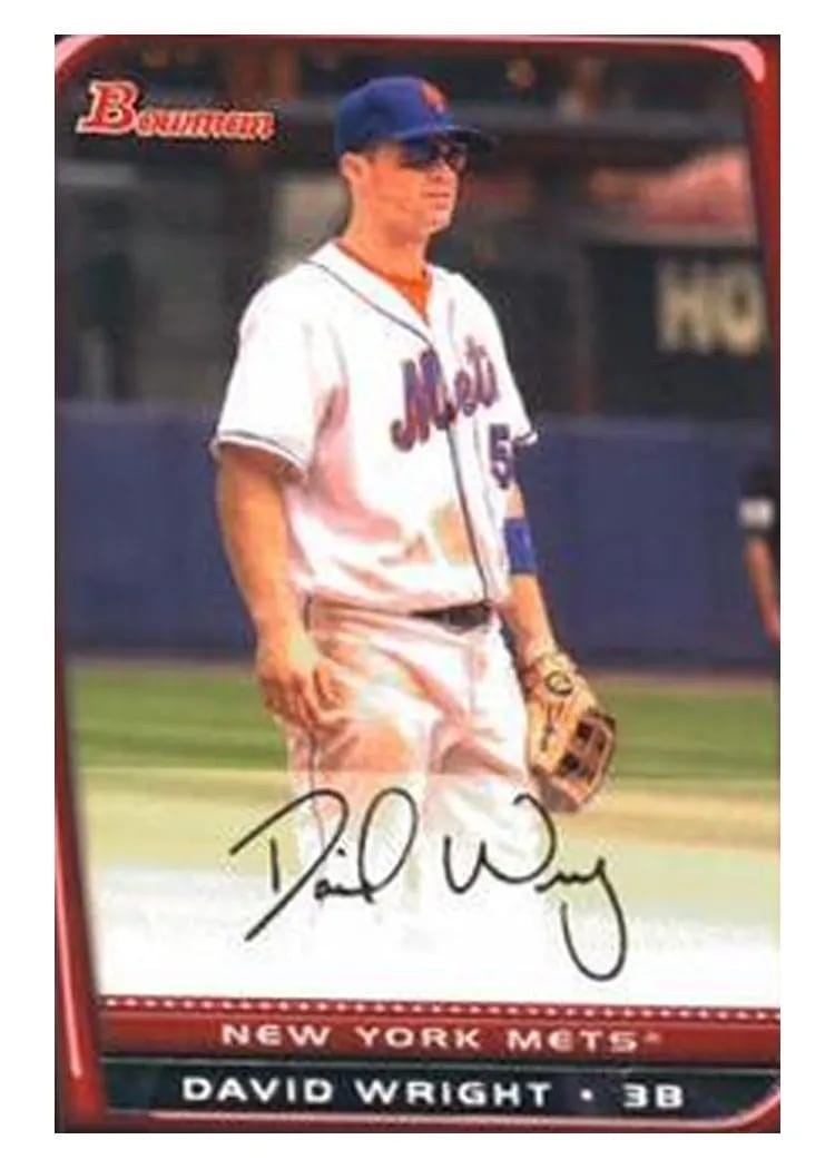2008 Bowman David Wright #150 card