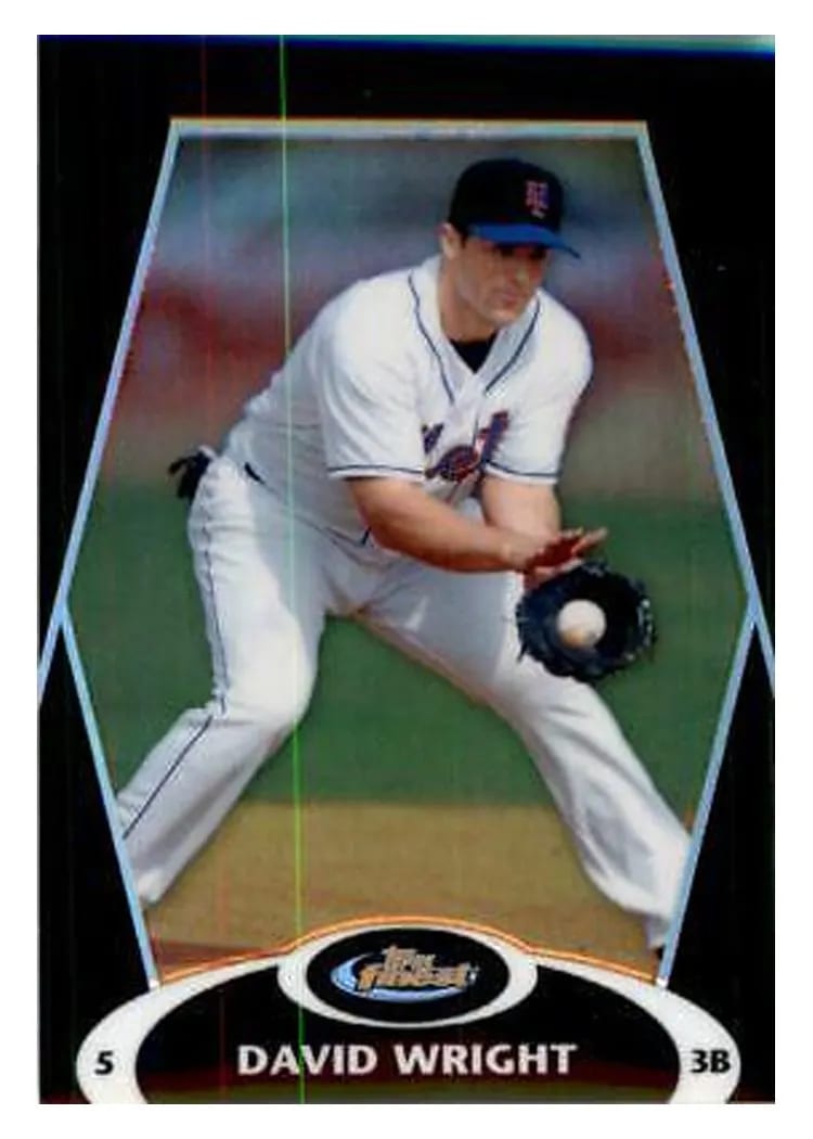2008 Finest David Wright #50 card