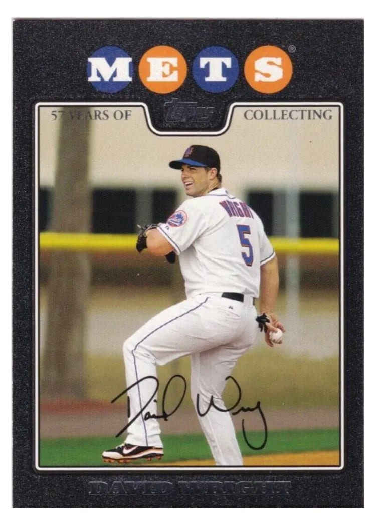 2008 Topps David Wright #340 card