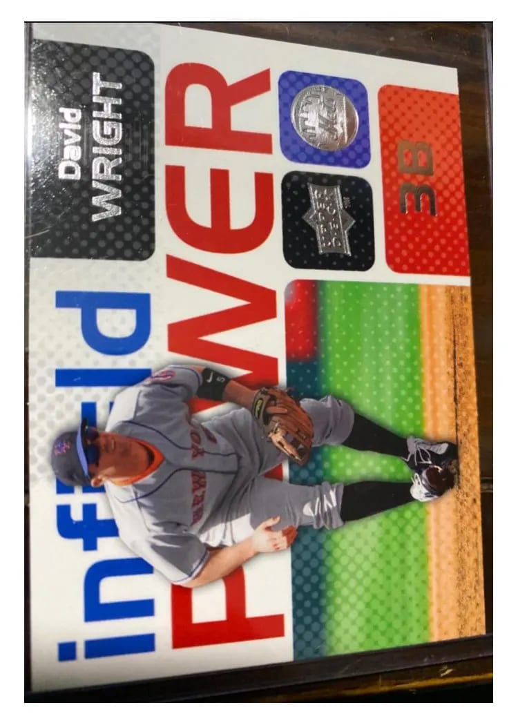 2008 Upper Deck Infield Power David Wright #IP-DW card