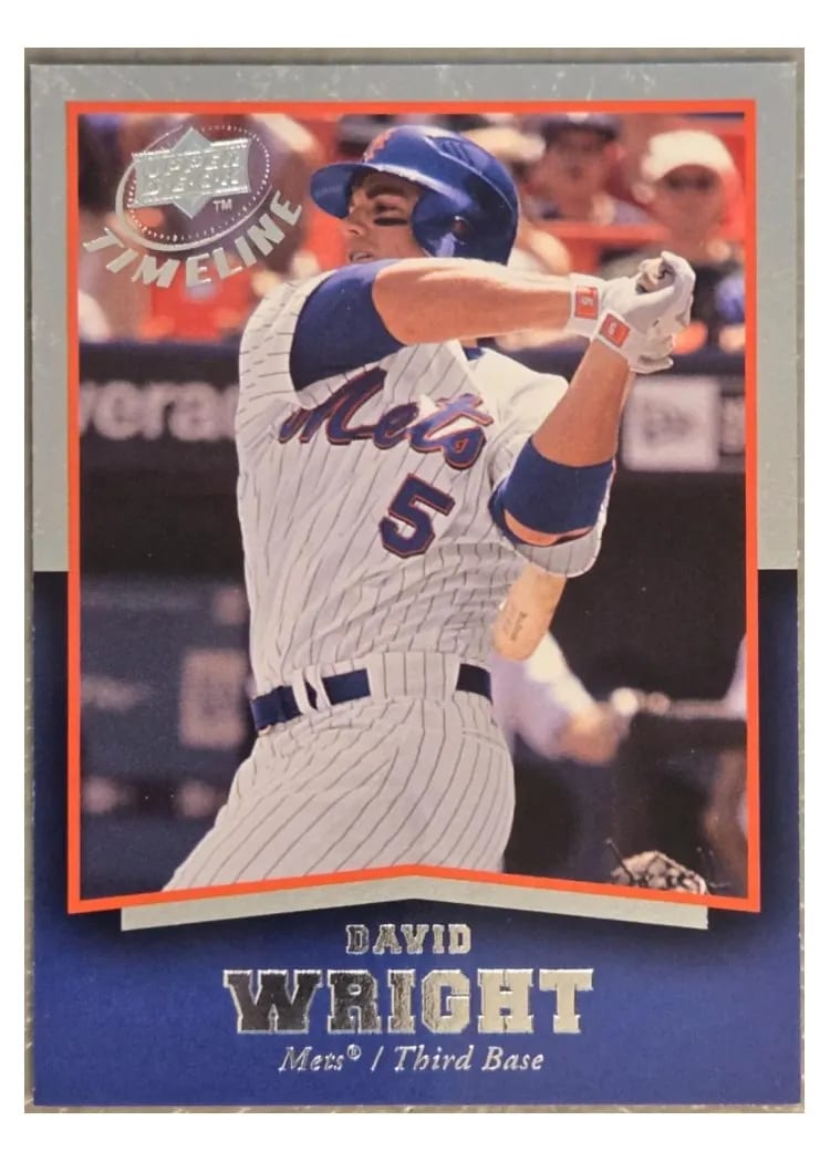 2008 Upper Deck Timeline David Wright #2 card