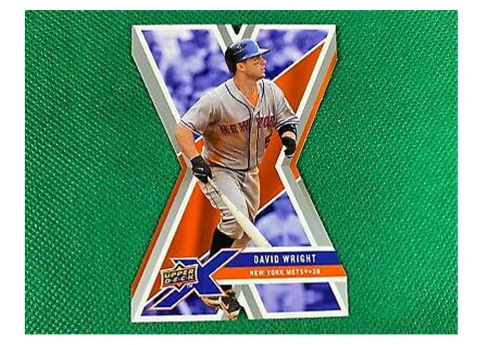 2008 Upper Deck X David Wright #62 card