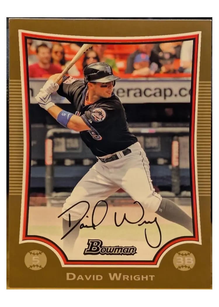 2009 Bowman David Wright #1 card