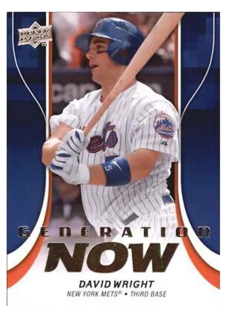2009 Upper Deck Generation Now David Wright #GN17 card