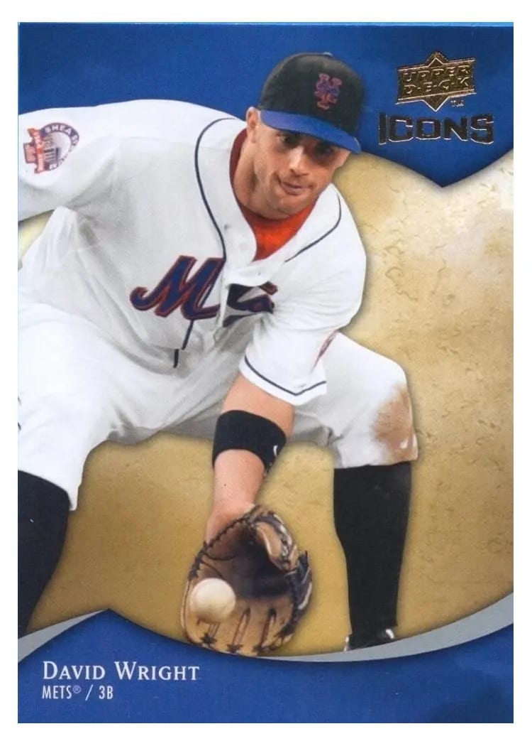 2009 Upper Deck Icons David Wright #32 card
