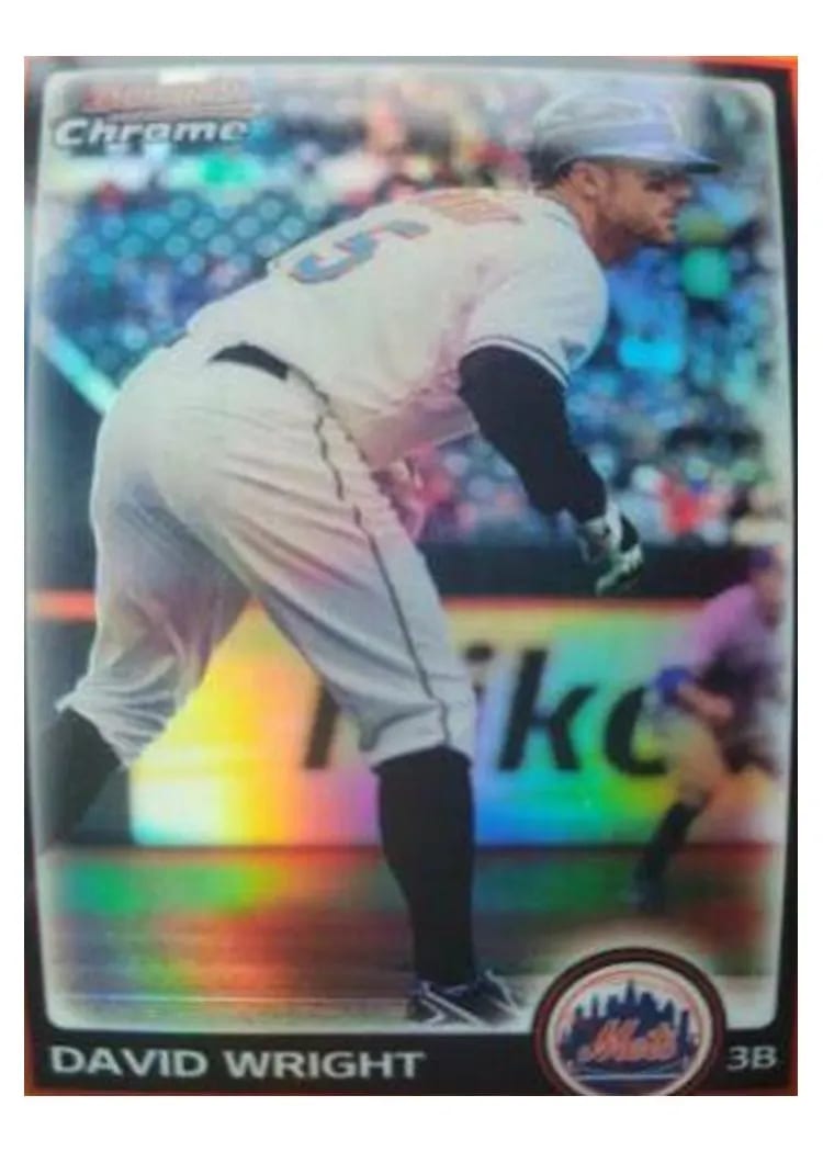 2010 Bowman Chrome David Wright #92 card