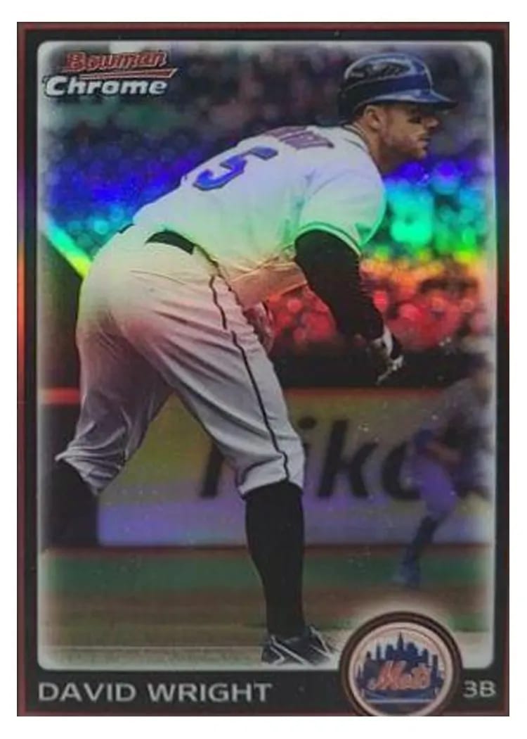 2010 Bowman Chrome David Wright #92 card