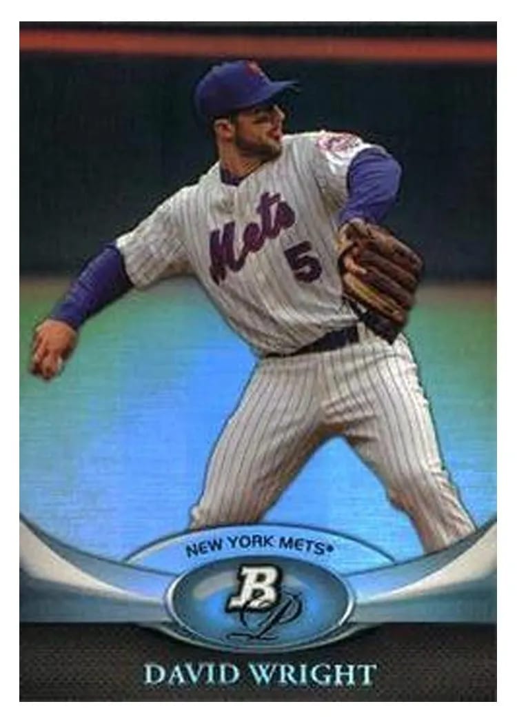 2011 Bowman Platinum David Wright #62 card
