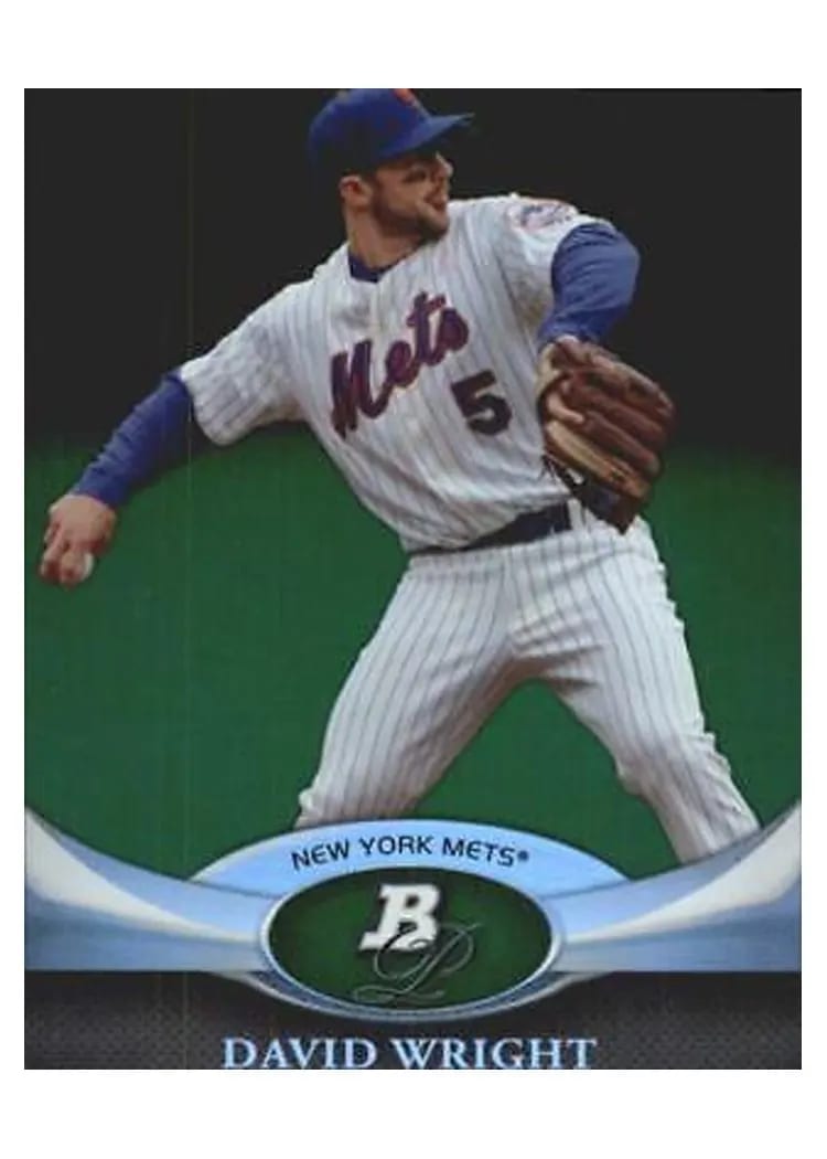 2011 Bowman Platinum David Wright #62 card