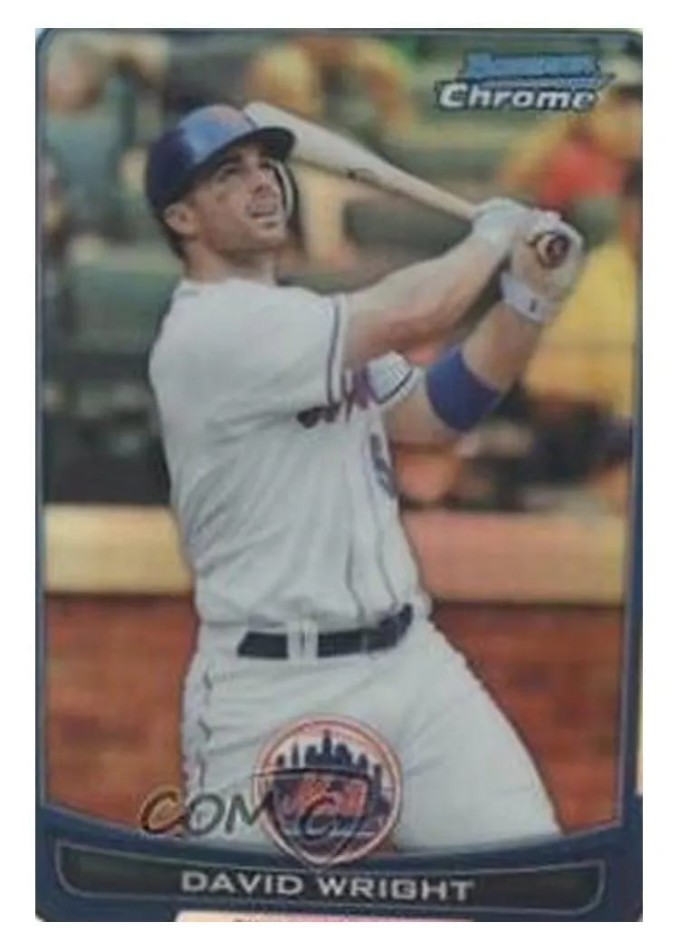 2012 Bowman Chrome David Wright #53 card