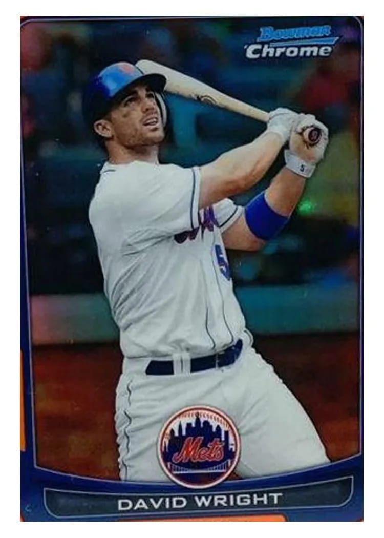 2012 Bowman Chrome David Wright #53 card