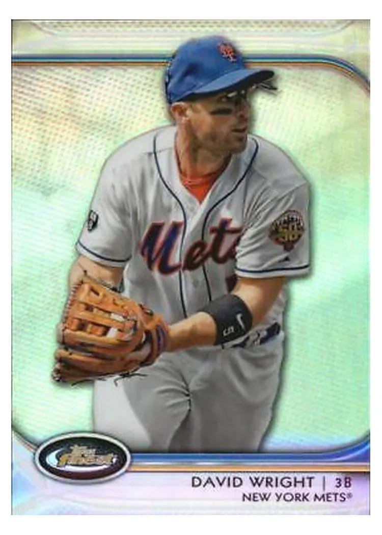 2012 Finest David Wright #38 card