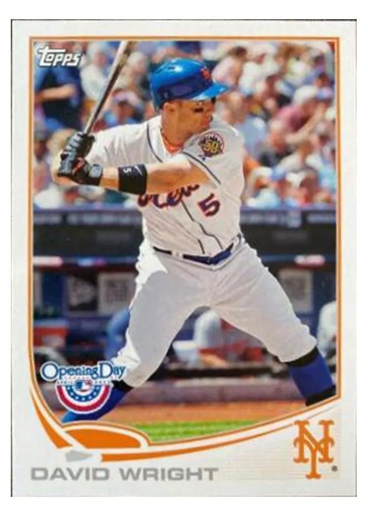 2013 Topps Opening Day David Wright #6 card