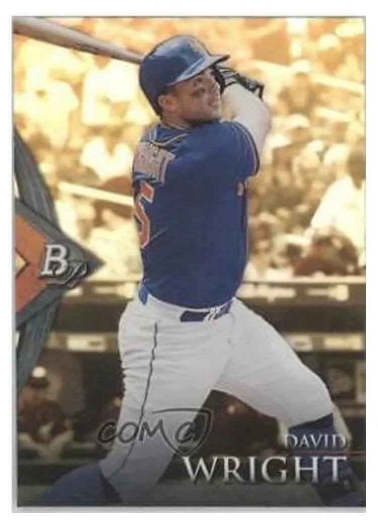 2014 Bowman Platinum David Wright #23 card