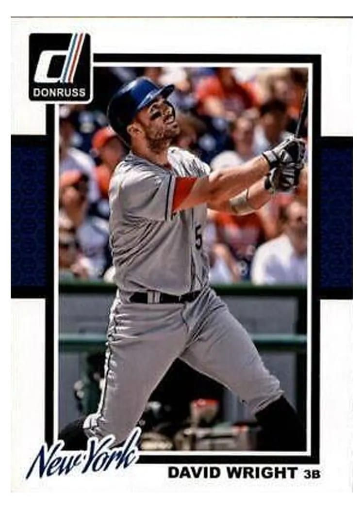 2014 Donruss David Wright #68 card