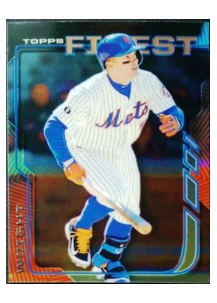 2014 Finest David Wright #27 card