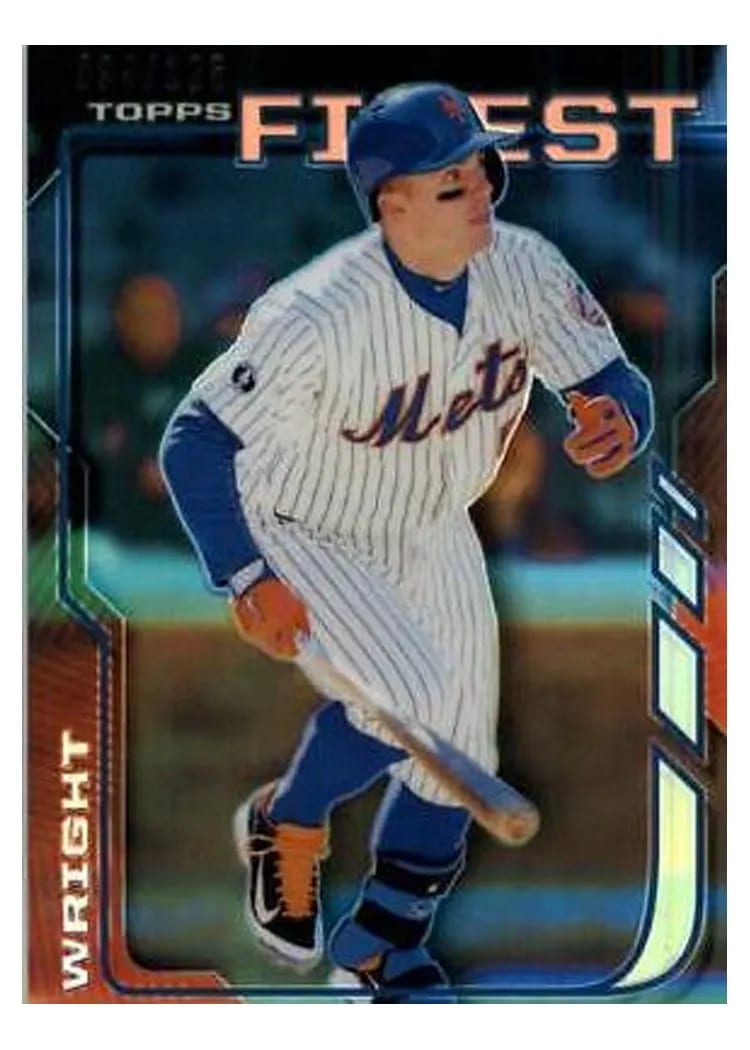 2014 Finest David Wright #27 card