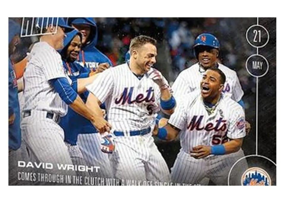 2016 Topps Now David Wright #88 card