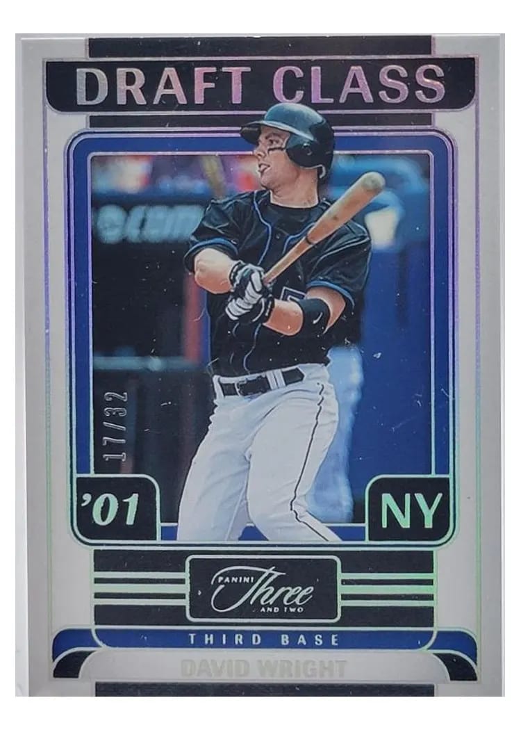 2024 Panini Three and Two Draft Class David Wright #4 card