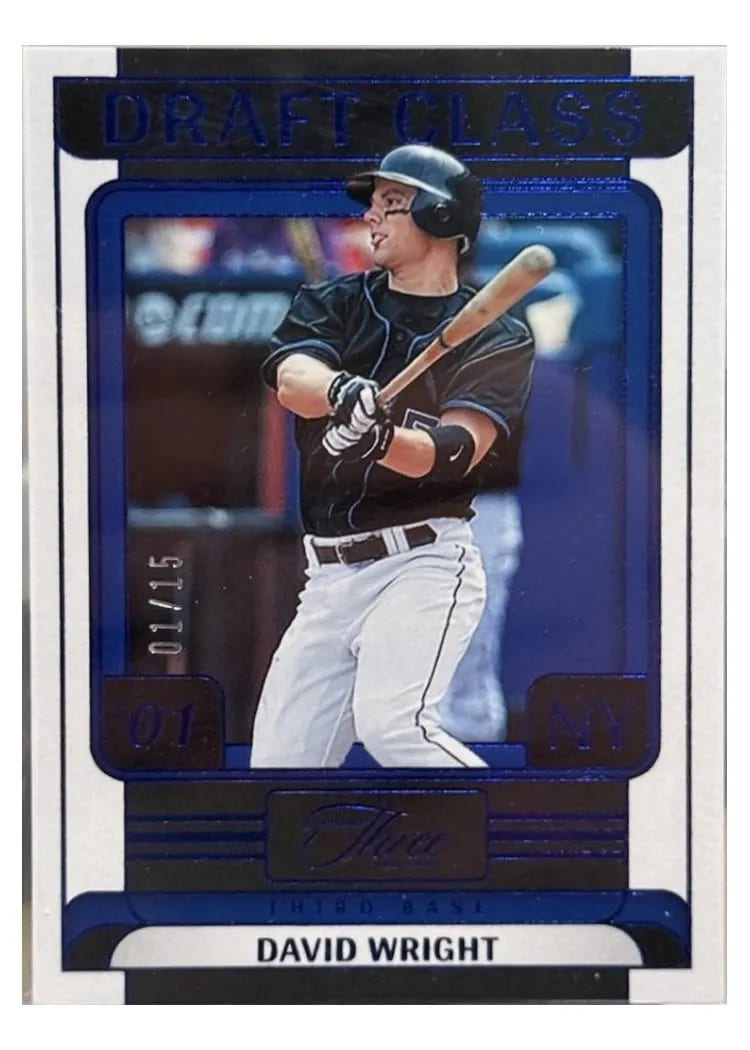 2024 Panini Three and Two Draft Class David Wright #4 card