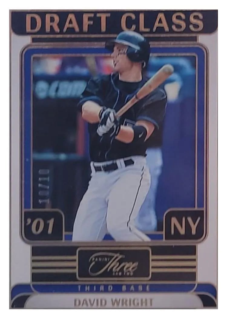 2024 Panini Three and Two Draft Class David Wright #4 card