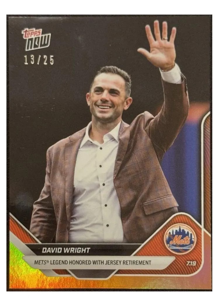 2025 Topps Now David Wright #439 card
