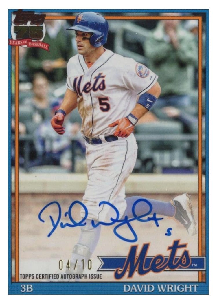 2026 Topps 1991 Topps Autographs David Wright #91A-DW card