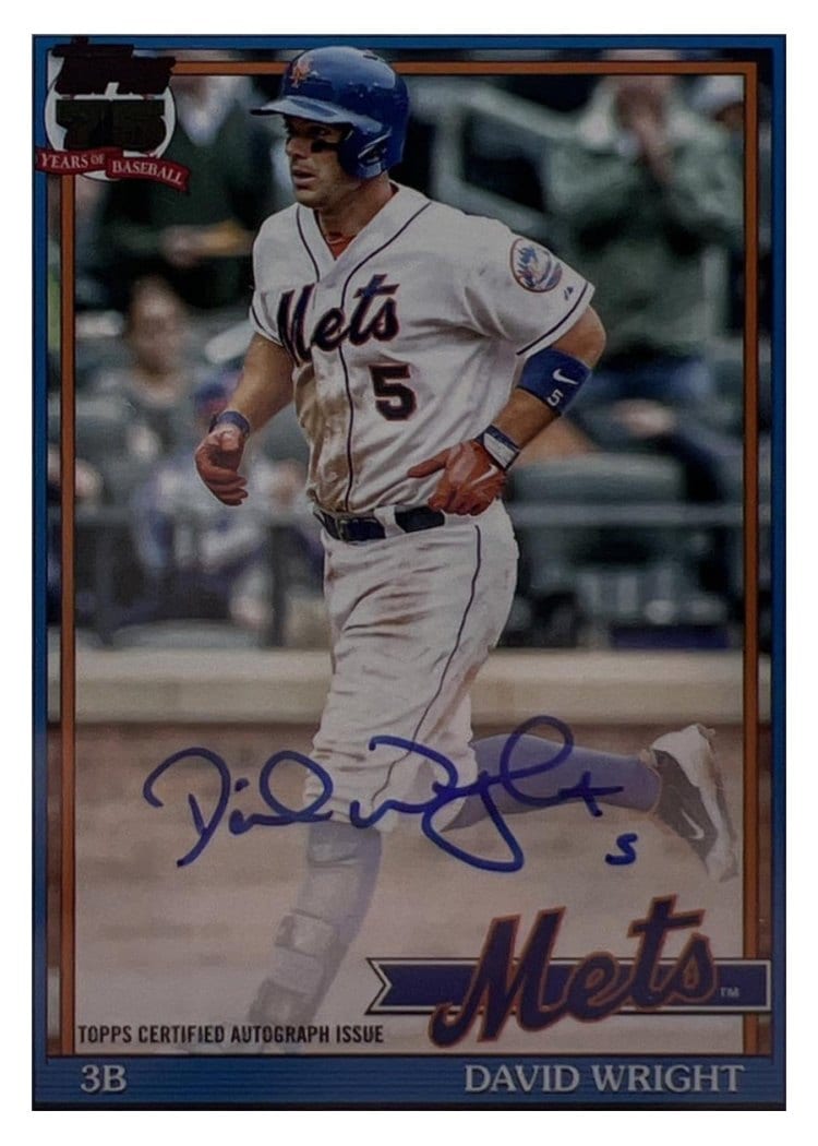 2026 Topps 1991 Topps Autographs David Wright #91A-DW card