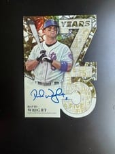 2026 Topps 75 Years of Topps Die-Cut Autographs David Wright #75YA-DW card