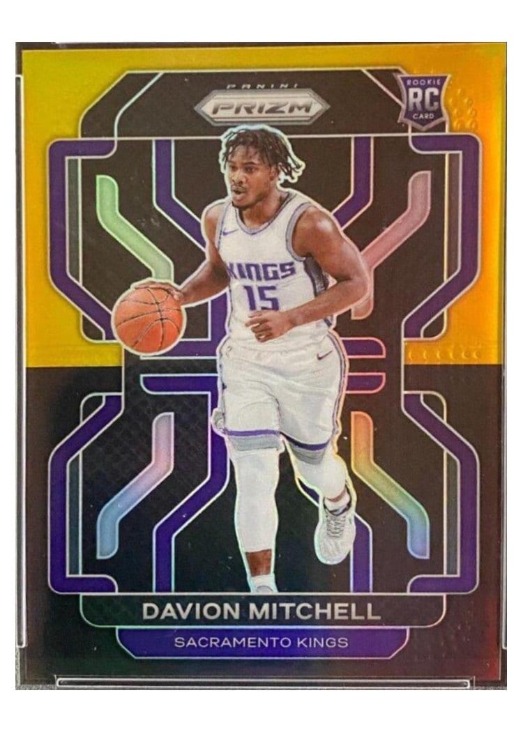 2021-22 Panini Prizm Base Set Davion Mitchell #312 card