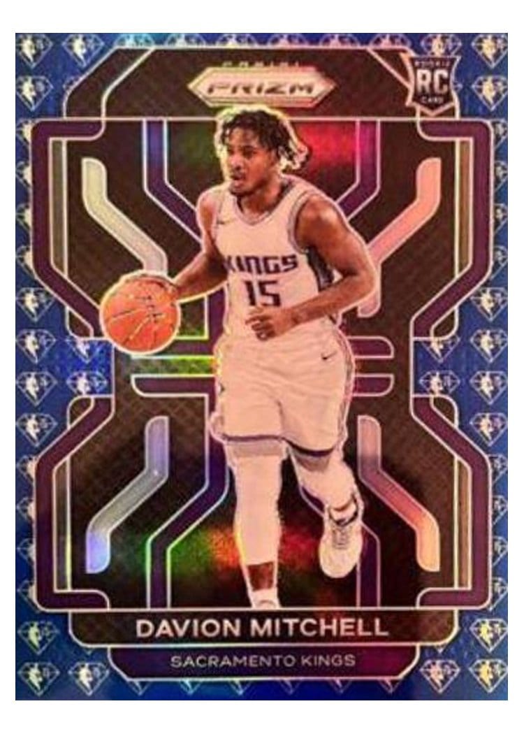 2021-22 Panini Prizm Base Set Davion Mitchell #312 card