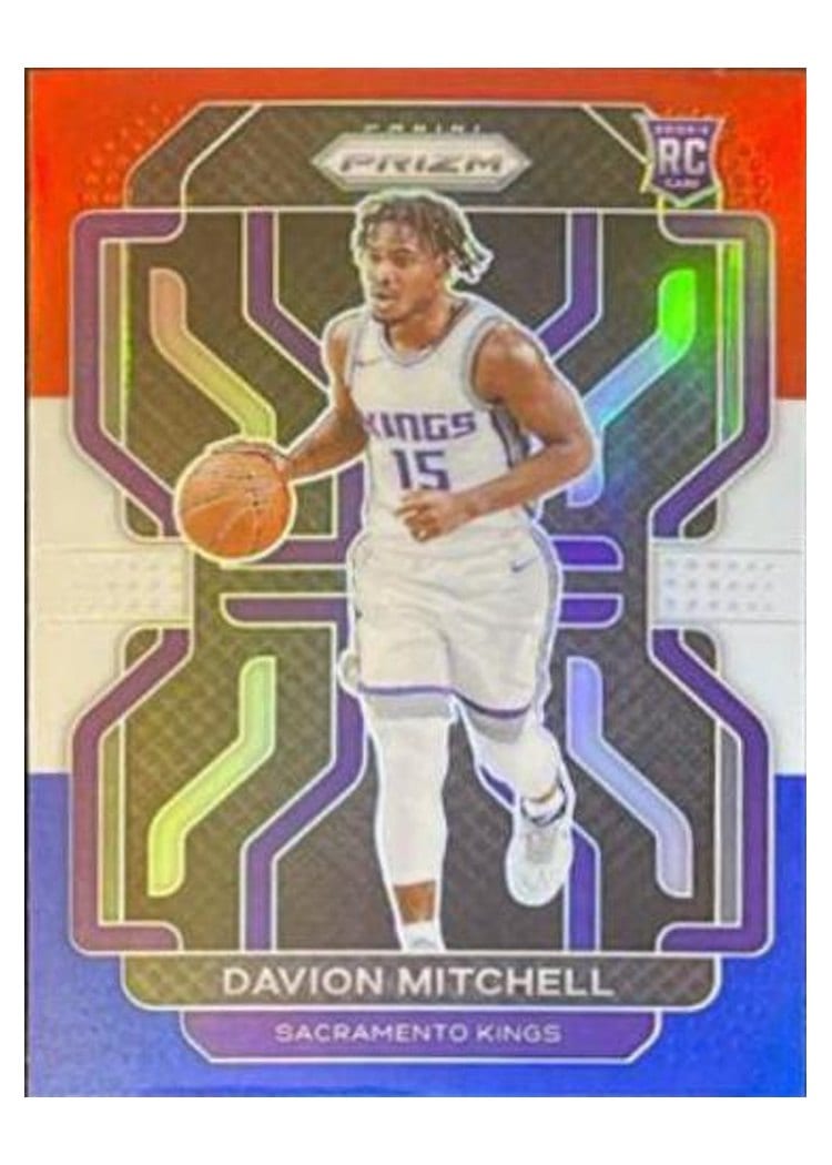 2021-22 Panini Prizm Base Set Davion Mitchell #312 card