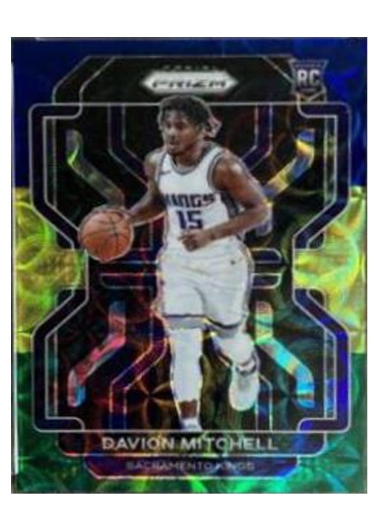 2021-22 Panini Prizm Base Set Davion Mitchell #312 card