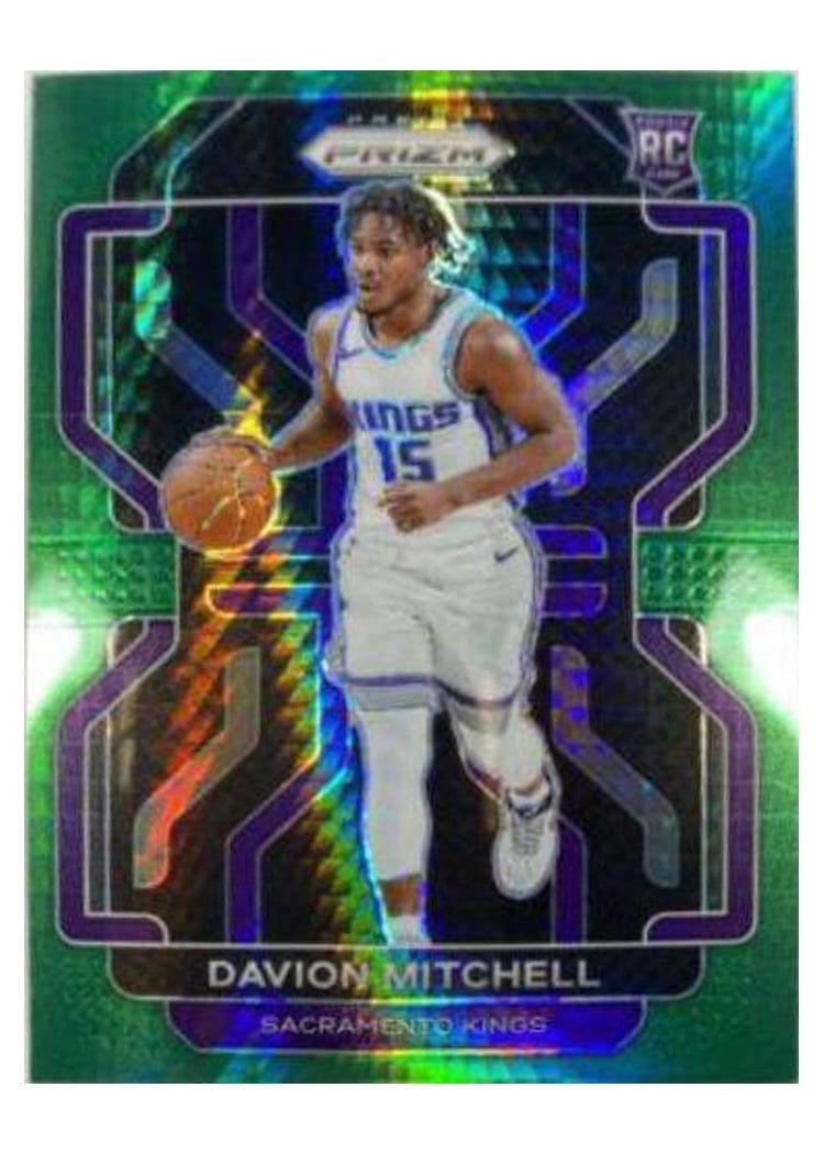 2021-22 Panini Prizm Base Set Davion Mitchell #312 card