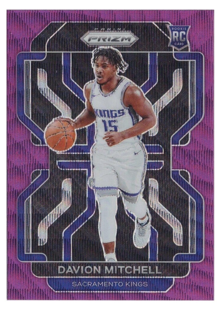 2021-22 Panini Prizm Base Set Davion Mitchell #312 card