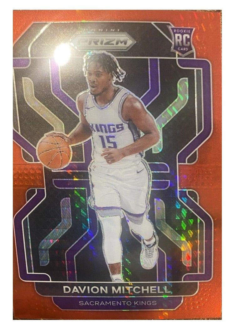 2021-22 Panini Prizm Base Set Davion Mitchell #312 card