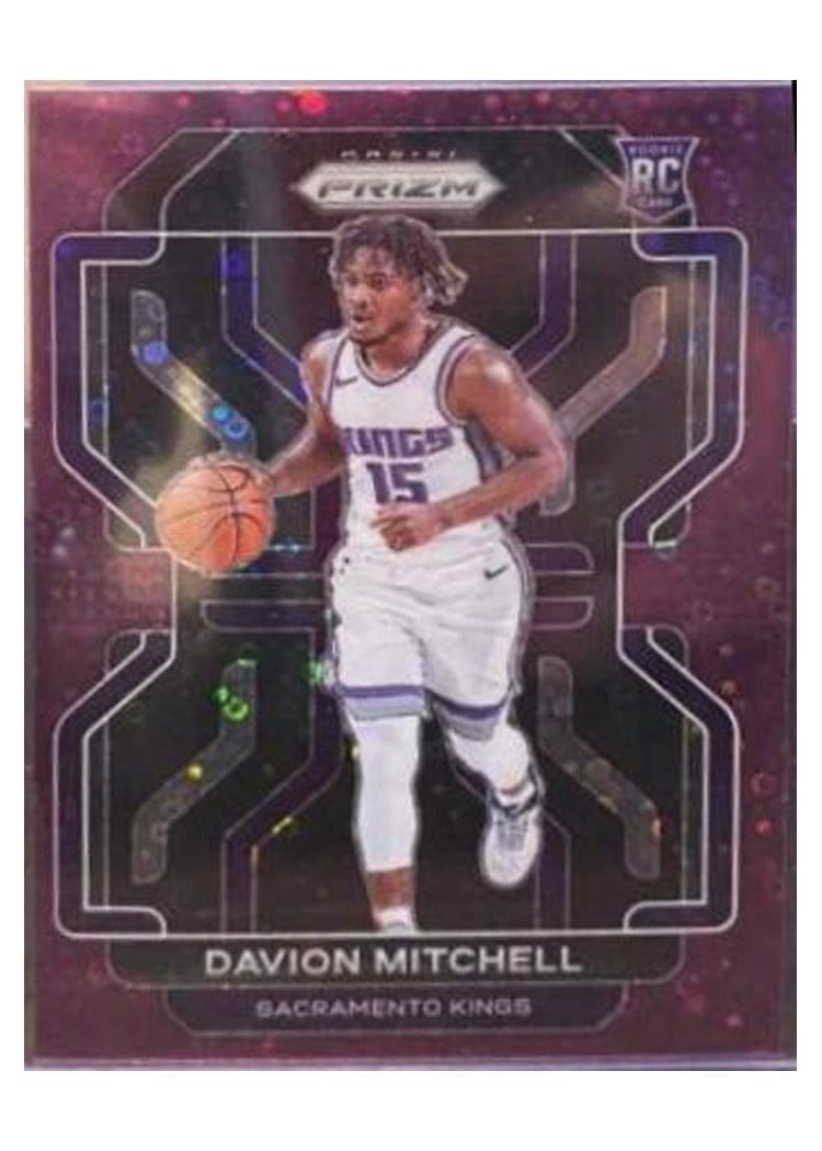 2021-22 Panini Prizm Base Set Davion Mitchell #312 card