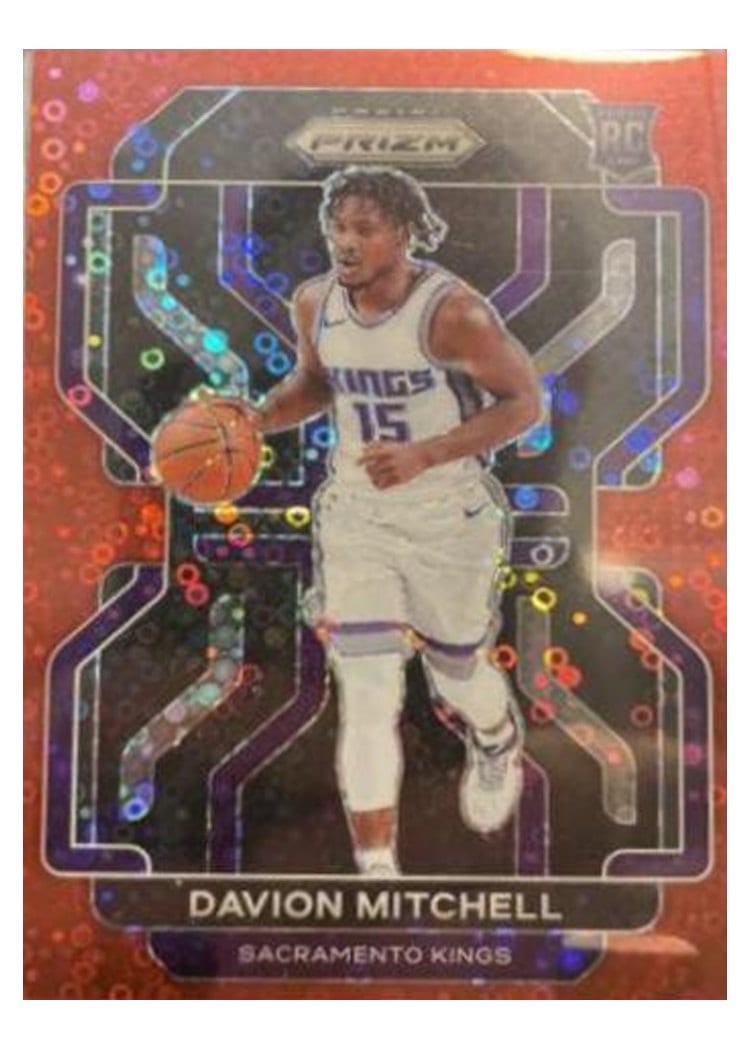 2021-22 Panini Prizm Base Set Davion Mitchell #312 card
