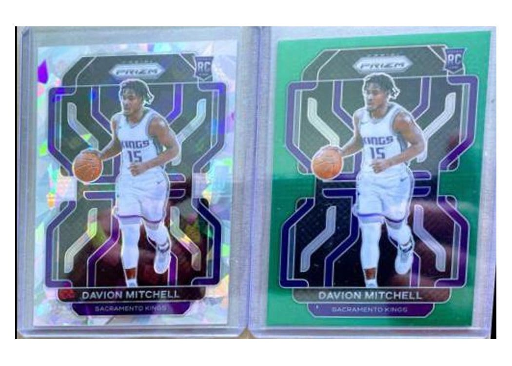 2021-22 Panini Prizm Base Set Davion Mitchell #312 card