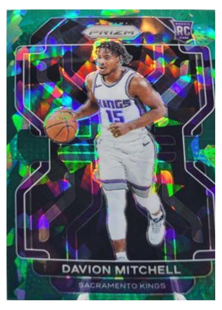 2021-22 Panini Prizm Base Set Davion Mitchell #312 card