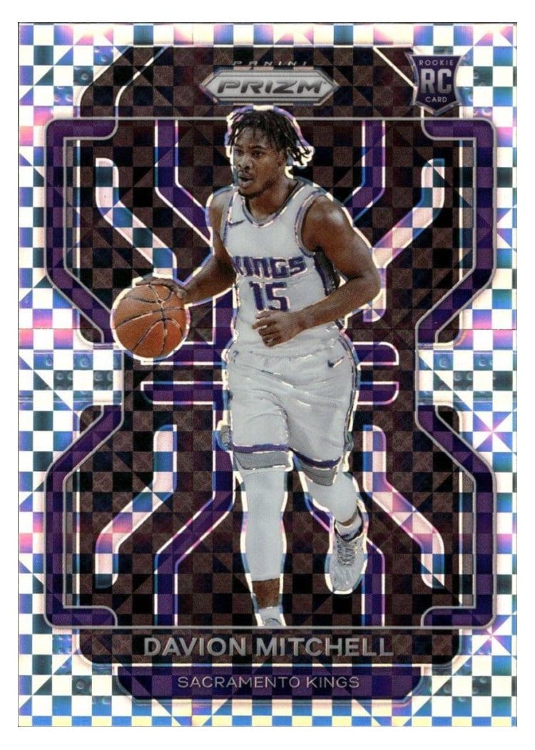 2021-22 Panini Prizm Base Set Davion Mitchell #312 card