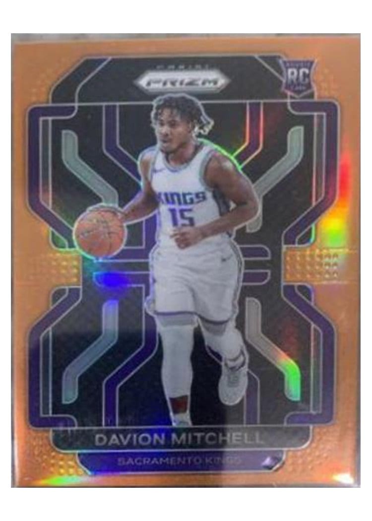 2021-22 Panini Prizm Base Set Davion Mitchell #312 card