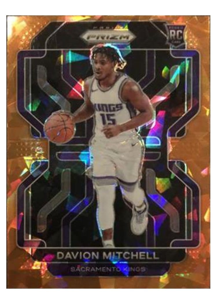 2021-22 Panini Prizm Base Set Davion Mitchell #312 card